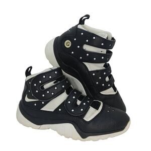 NIKE AIR ZOOM SHARKLEY Boy's Black & White HiTop Sneakers - Size: 5 1/2Y RARE!